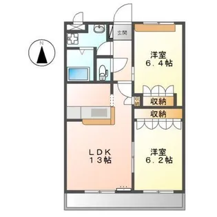 コンフォルト スクエア【2階】の間取り