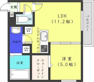 ange-celeste【3階】の間取り