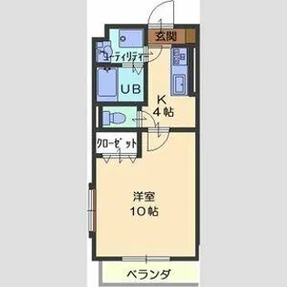 コンブリオ【1階】の間取り