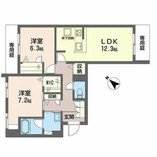 ShaMaison Mimosa Okubo【0101号室】の間取り
