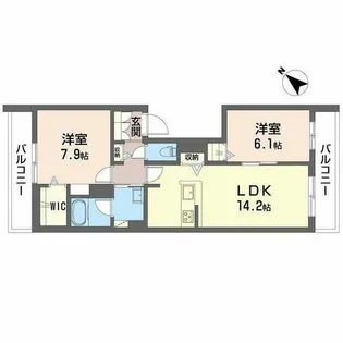 ShaMaison Mimosa Okubo【0203号室】の間取り