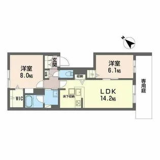 ShaMaison Mimosa Okubo【0103号室】の間取り