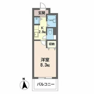 アビターレ六甲【0403号室】の間取り