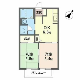 セフィラ西灘【0206号室】の間取り