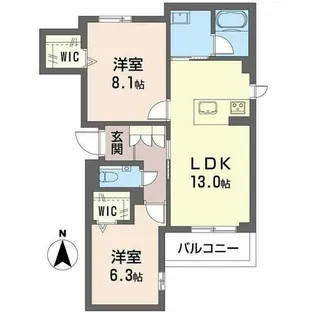 Familiar Ogo【0301号室】の間取り