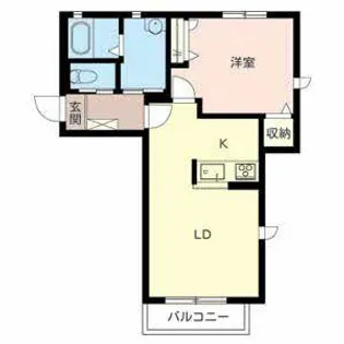 ブルージオス【0103号室】の間取り