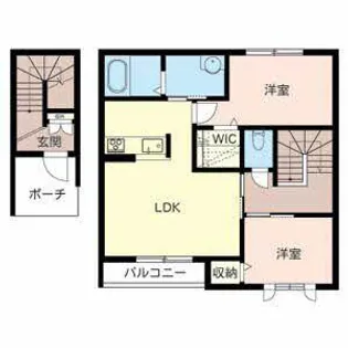 ETERNAL・OAK II【0202号室】の間取り
