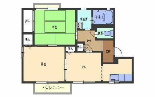 エクシード【1201号室】の間取り