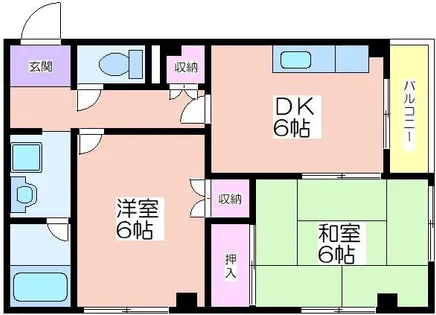 サンズ【103号室】の間取り