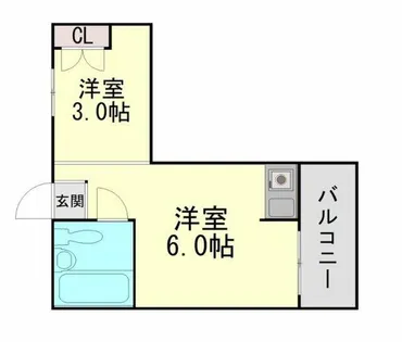 岡本ビラ【102号室】の間取り