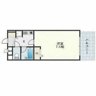 エルピス高宮駅前【11階】の間取り