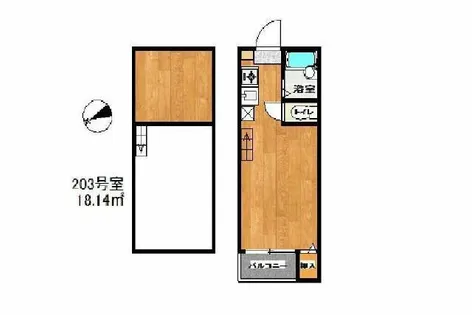 K&I壱番館【2階】の間取り