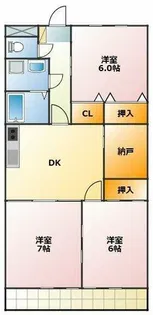 ベネッセレ豊橋西【302号室】の間取り