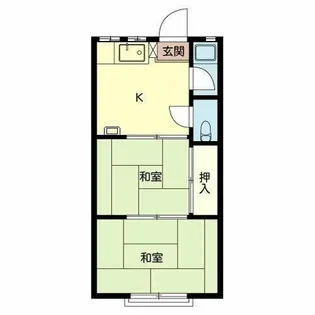 紀南五月マンション【0002号室】の間取り