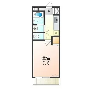 カーサ ヴェルディ【2階】の間取り