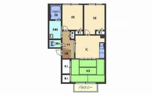 シャーメゾン ノヴァンブル【B105号室】の間取り