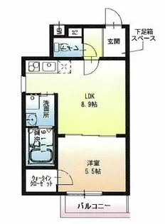 フジパレス若江岩田ノース【2階】の間取り