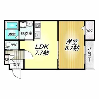 (仮称)センショウトラスト【1階】の間取り