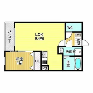 (仮称)ジーメゾン松原【2階】の間取り