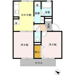 セジュールM【1階】の間取り