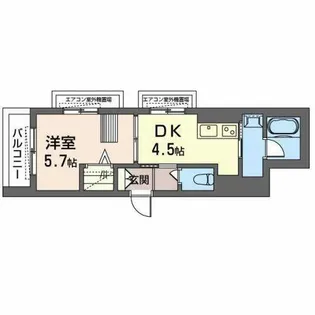 Maison de luxe【0201号室】の間取り