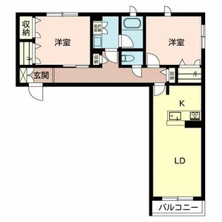 メゾン・スピカ(SPiCa)【0202号室】の間取り