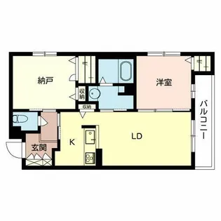 エスト ラフィーネ 香里園【0302号室】の間取り