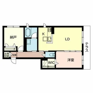 レジェンド太秦【0102号室】の間取り