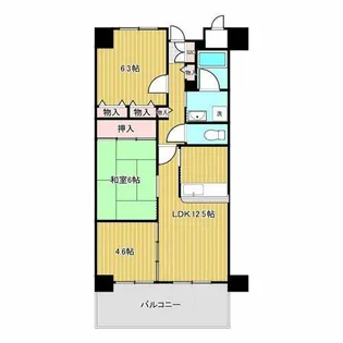 リヴィエール・デュ・ノール【1階】の間取り