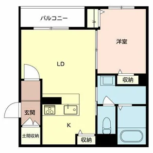 シャーメゾン加賀【0201号室】の間取り