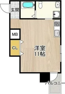 ディアコート宿屋町【9階】の間取り