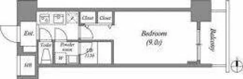 スプランディッド淀屋橋DUE【2階】の間取り