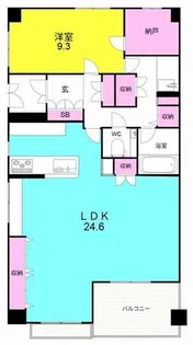 名次町ロジュマン【2階】の間取り