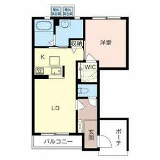 フィルモアーB【0102号室】の間取り