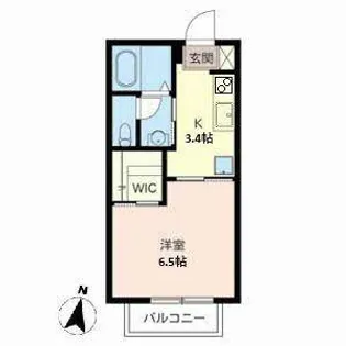 カーサ ベルデ【3203号室】の間取り