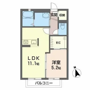メゾン ドゥ ルポ【2203号室】の間取り