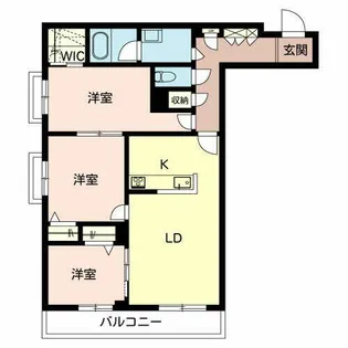 シャーメゾン英賀保東【0303号室】の間取り