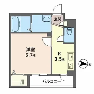 シャーメゾンY・M【0302号室】の間取り