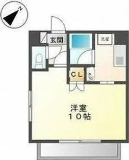 クレアールジーエー【4階】の間取り