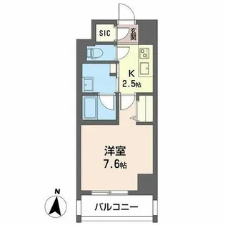 ロイヤルパークヒルズうめきた【0603号室】の間取り