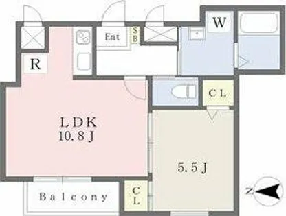 カルムセゾン【2階】の間取り