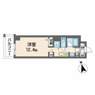 サンエール南堀江【0202号室】の間取り