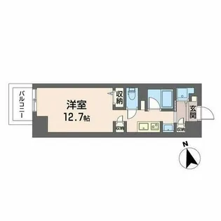 サンエール南堀江【0301号室】の間取り