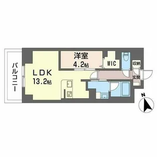 サンエール南堀江【0307号室】の間取り