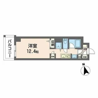 サンエール南堀江【0402号室】の間取り