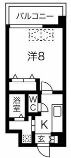 スプランディッド新大阪DUE【7階】の間取り