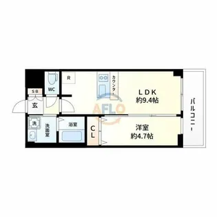 プレサンス新大阪ジェイズ【3階】の間取り