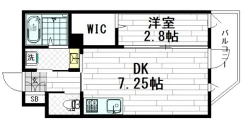 AVANTE勝山南(アバンテ勝山南)【2階】の間取り