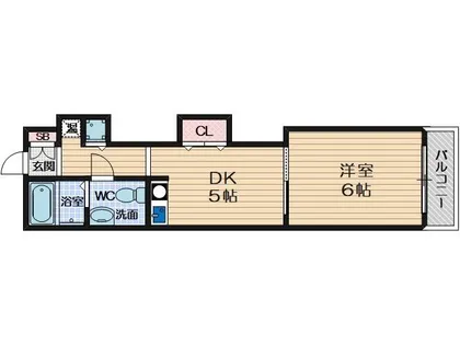 A・Mフラッツ正雀【1階】の間取り