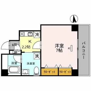 アヴェルラ都島【3階】の間取り